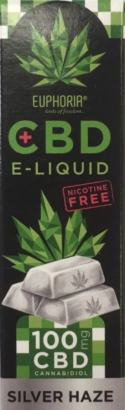 Euphoria CBD E-líquido Silver Haze con 100 mg de CBD (Cannabidiol)
