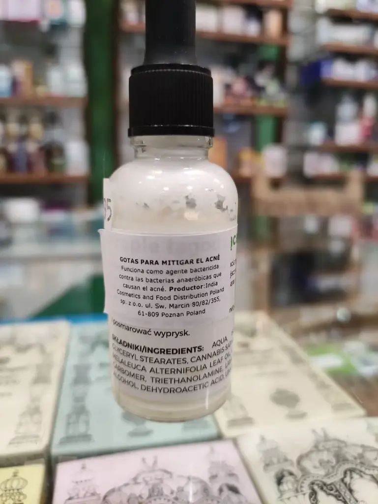 Gotas para mitigar el acné 30ml