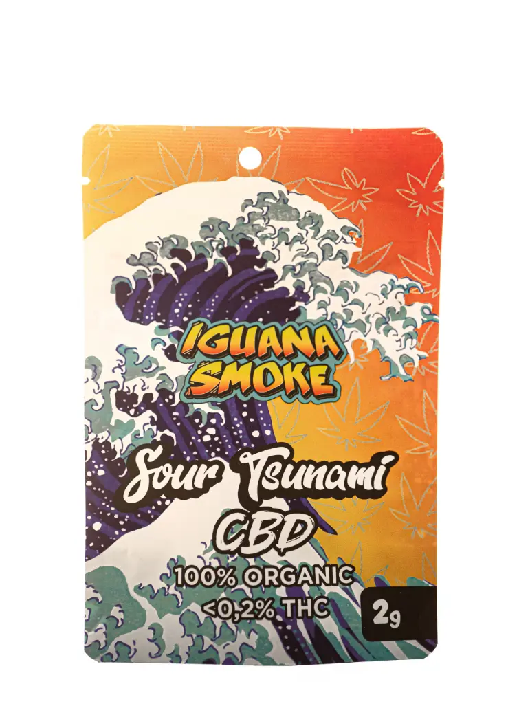Flores de CBD Sour Tsunami - 2g