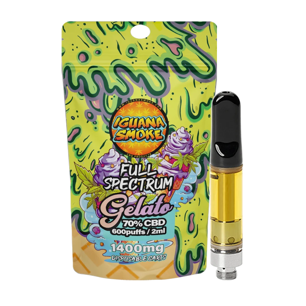 Cartucho CBD Full Spectrum 70% 2ml Gelato